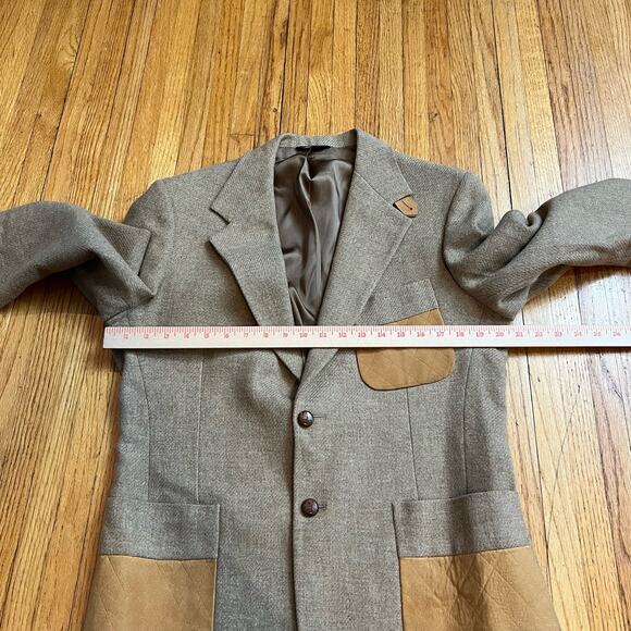 Faribault Blazer Men 40 ? Sport Coat Wool Jim Joe Pocket Patch Vintage Jacket - Picture 5 of 8